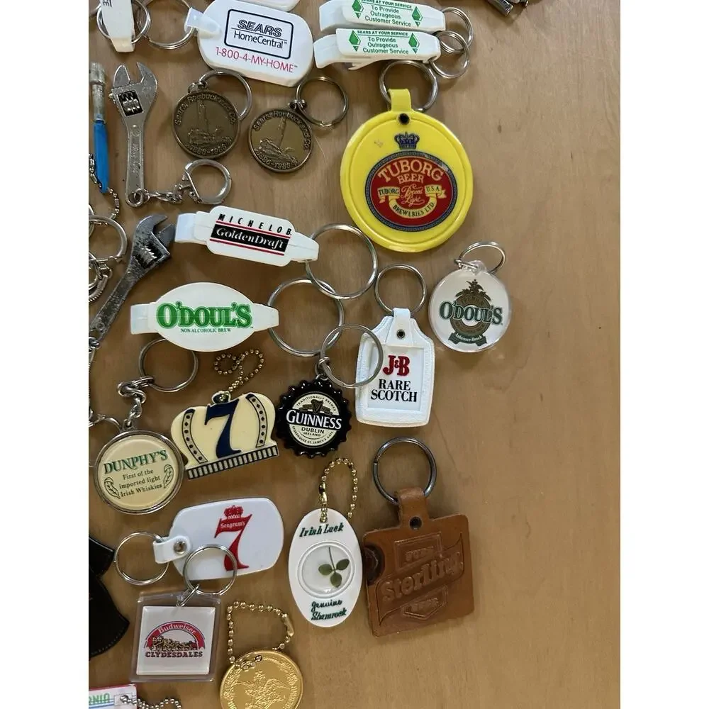 149 VTG COOL Keychains Bottle Openers Tools Advertisement LA Gear Beer Sears Etc